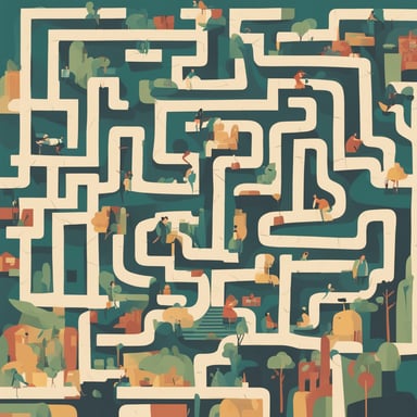 a maze