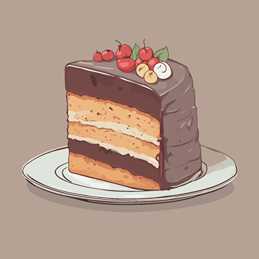 a slice of cake