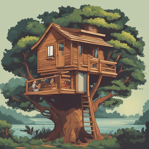 a tree house