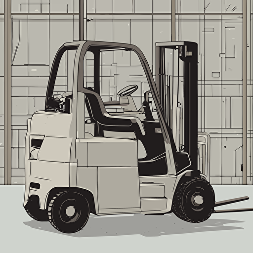 a forklift