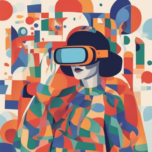 a person using a vr headset