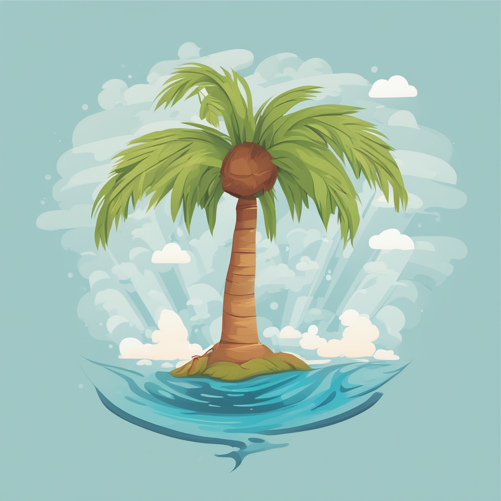 a coconut tree