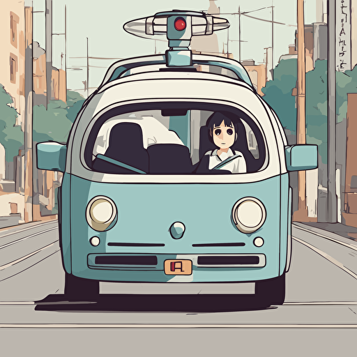a self driving car