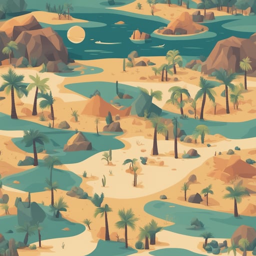 a desert island