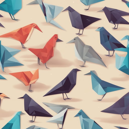 origami birds