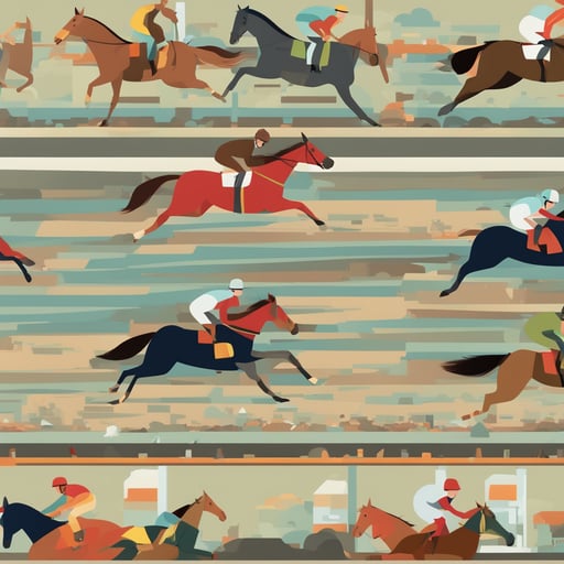 a horse race
