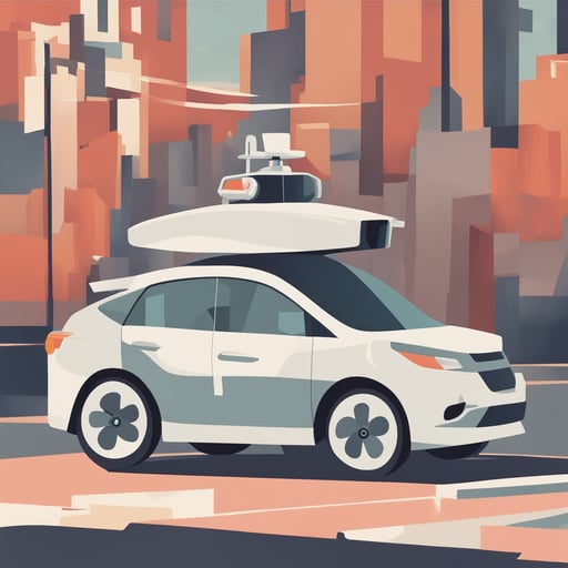a self driving car
