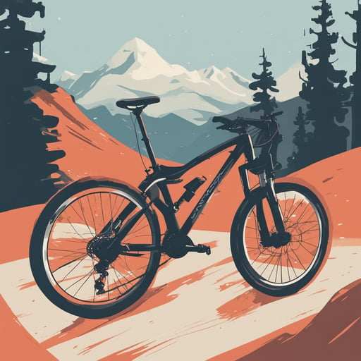 a mountain bike 