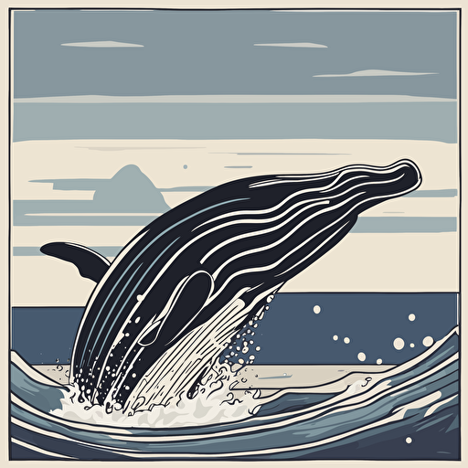 a whale jumping out of the water