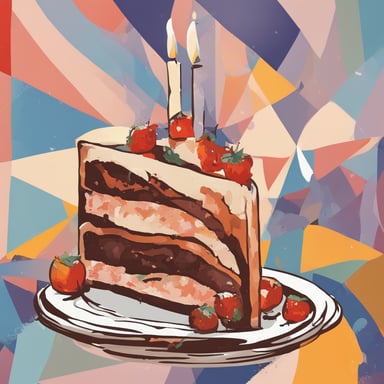 a slice of cake