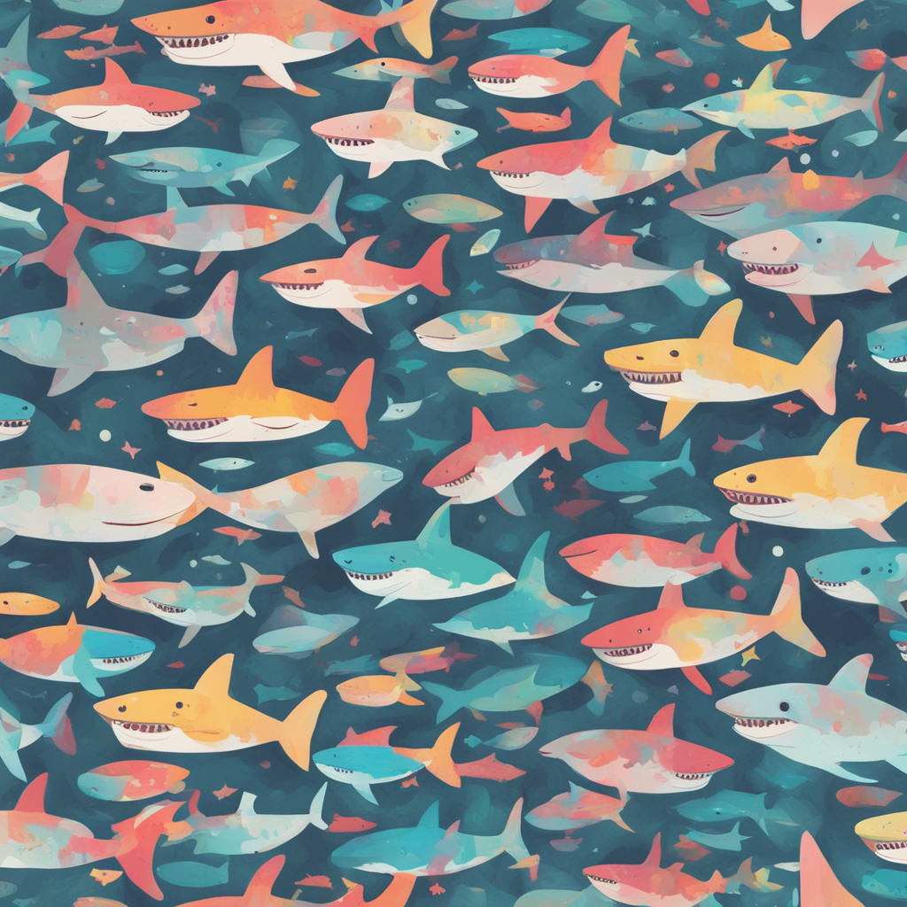 a sea full of sharks