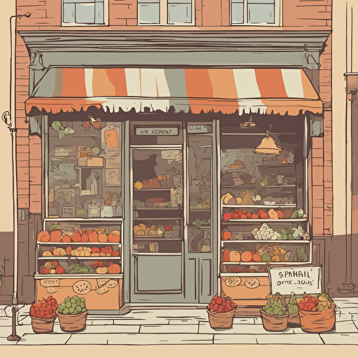 a fruit shop