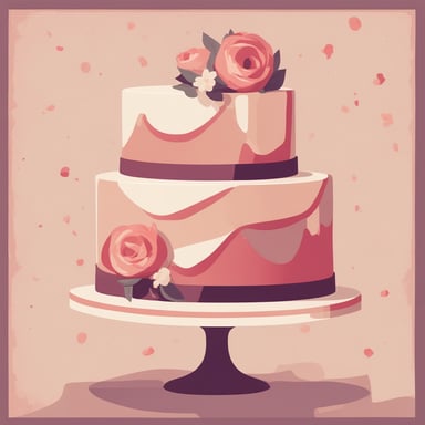 a wedding cake