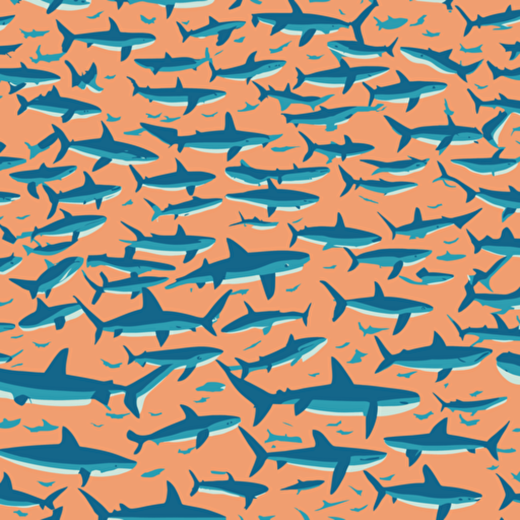 a sea full of sharks