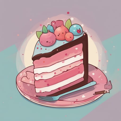 a slice of cake