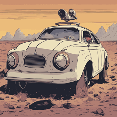 a self driving car