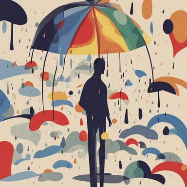 raining on a person