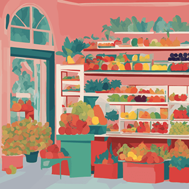 a fruit shop