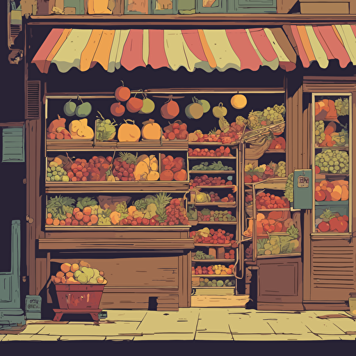 a fruit shop