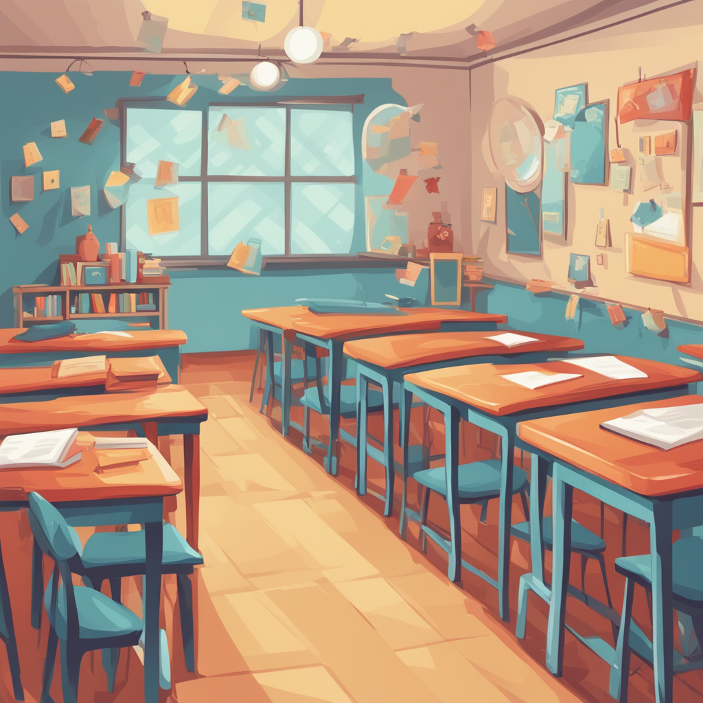 a university classroom