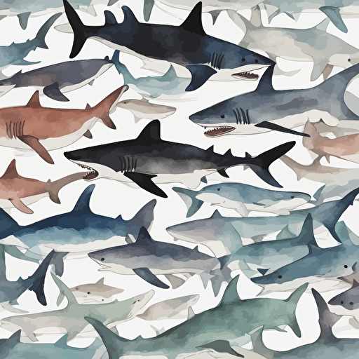 a sea full of sharks