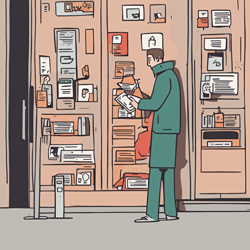 a person paying a fine