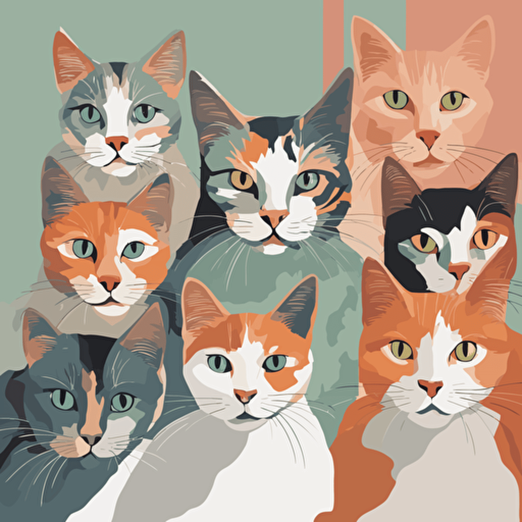 a group of cats