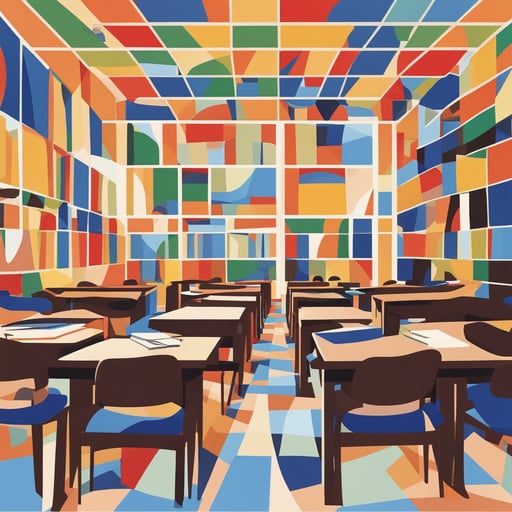 a university classroom