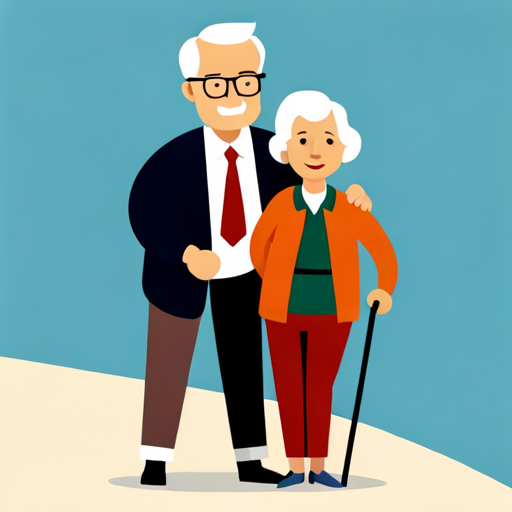 an elderly couple