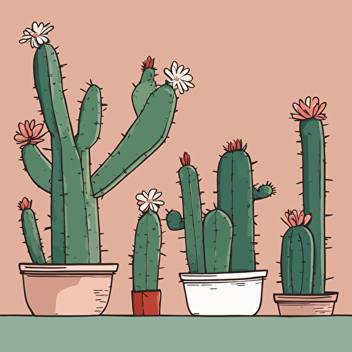 a cactus with a flower