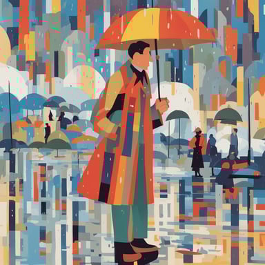 raining on a person