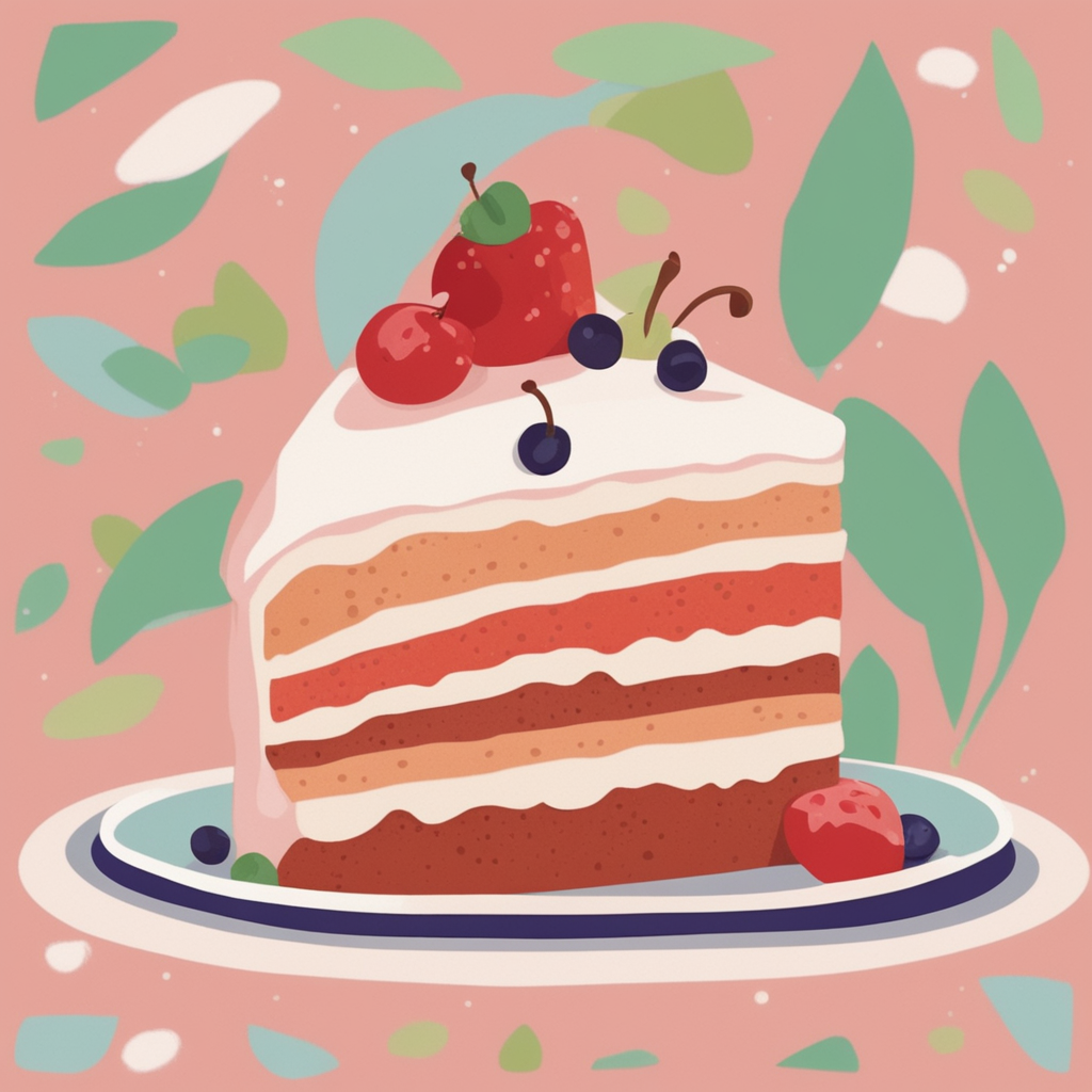 a slice of cake