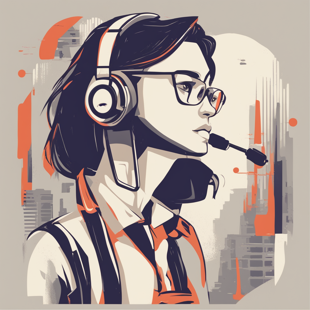 a customer support person 