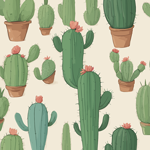 a cactus with a face