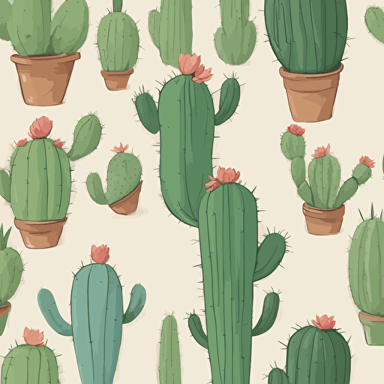 a cactus with a face