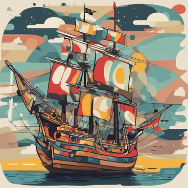 a pirate ship