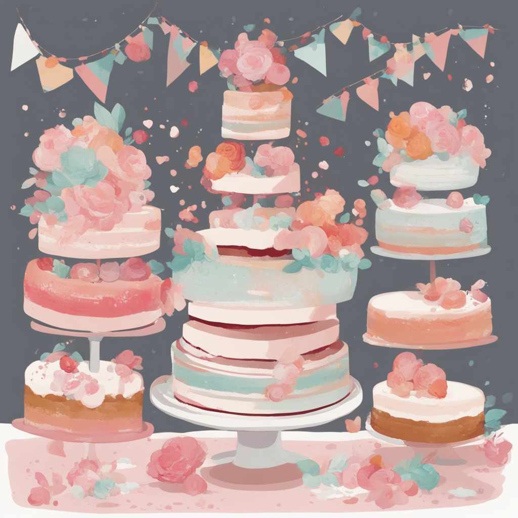 a wedding cake