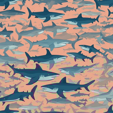 a sea full of sharks