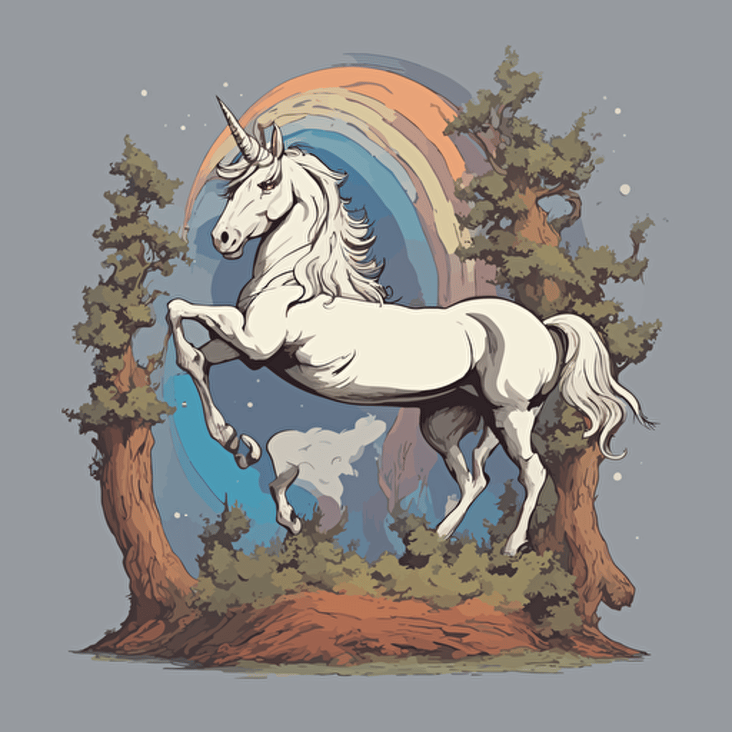 a portrait of a unicorn