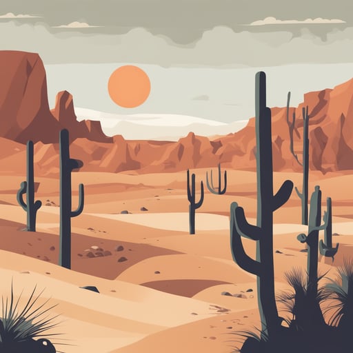 the desert