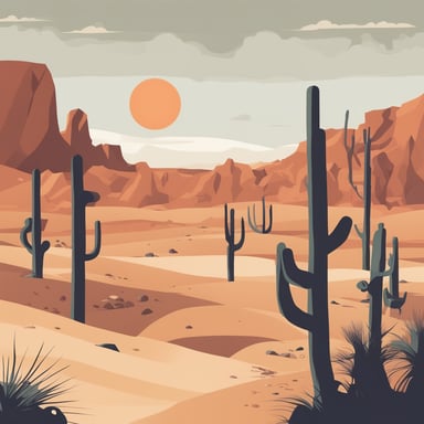 the desert