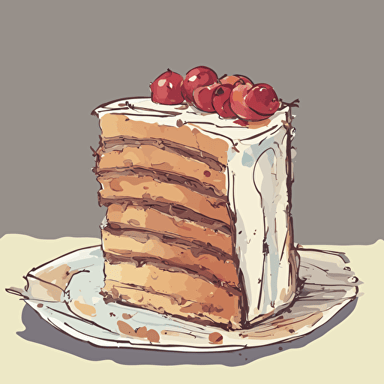 a slice of cake