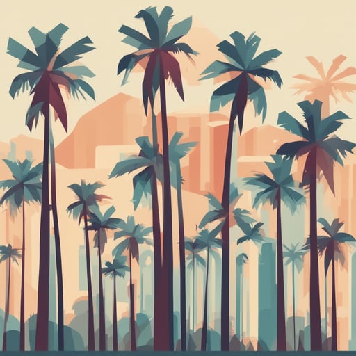 palm trees