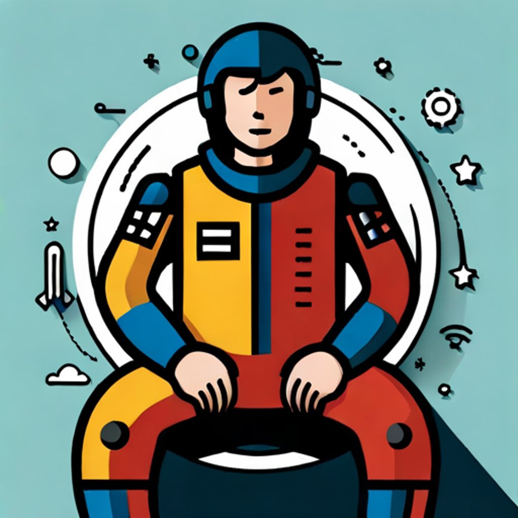 a person in a space suit