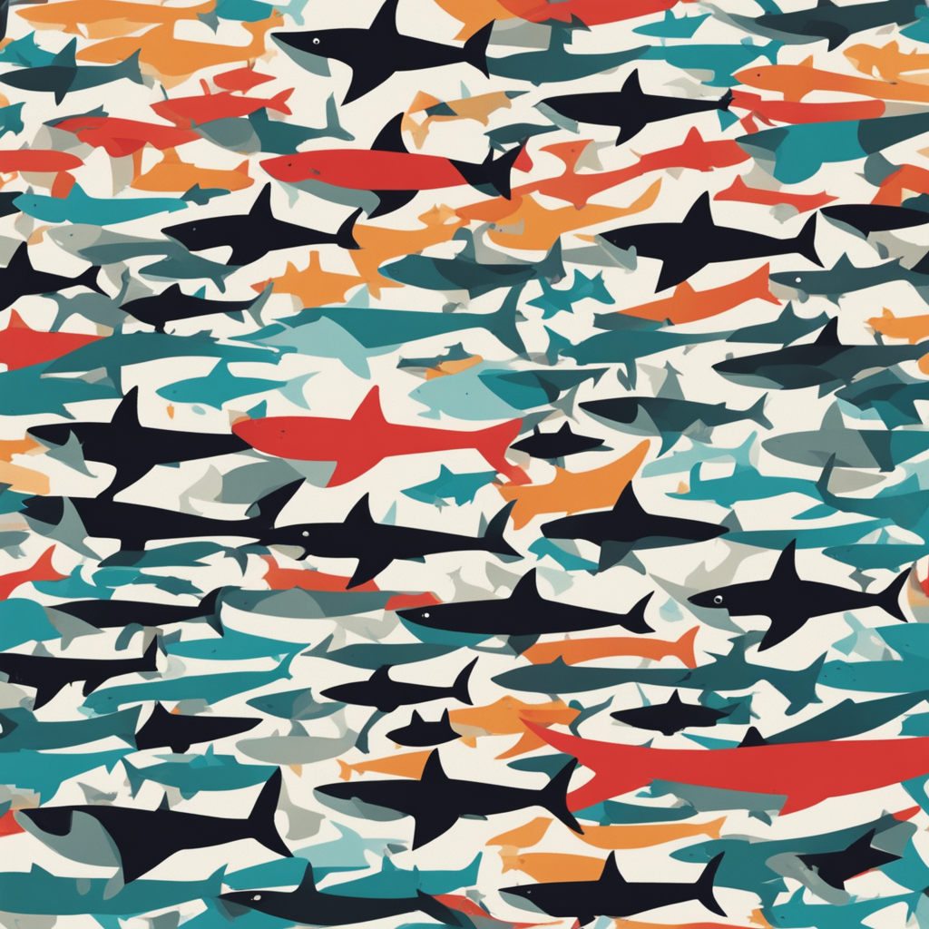 a sea full of sharks