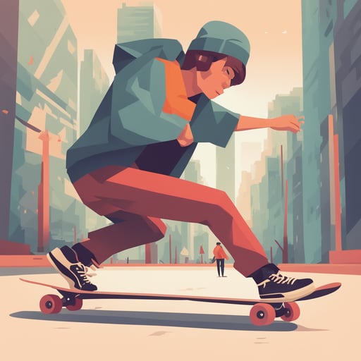 This category contains vector images related to skateboarding. You will find various illustrations of skateboards, skateboarders performing tricks, skate parks, and other skateboarding-related elements. The images are in different styles, representing different aspects of skateboarding culture and the sport itself.