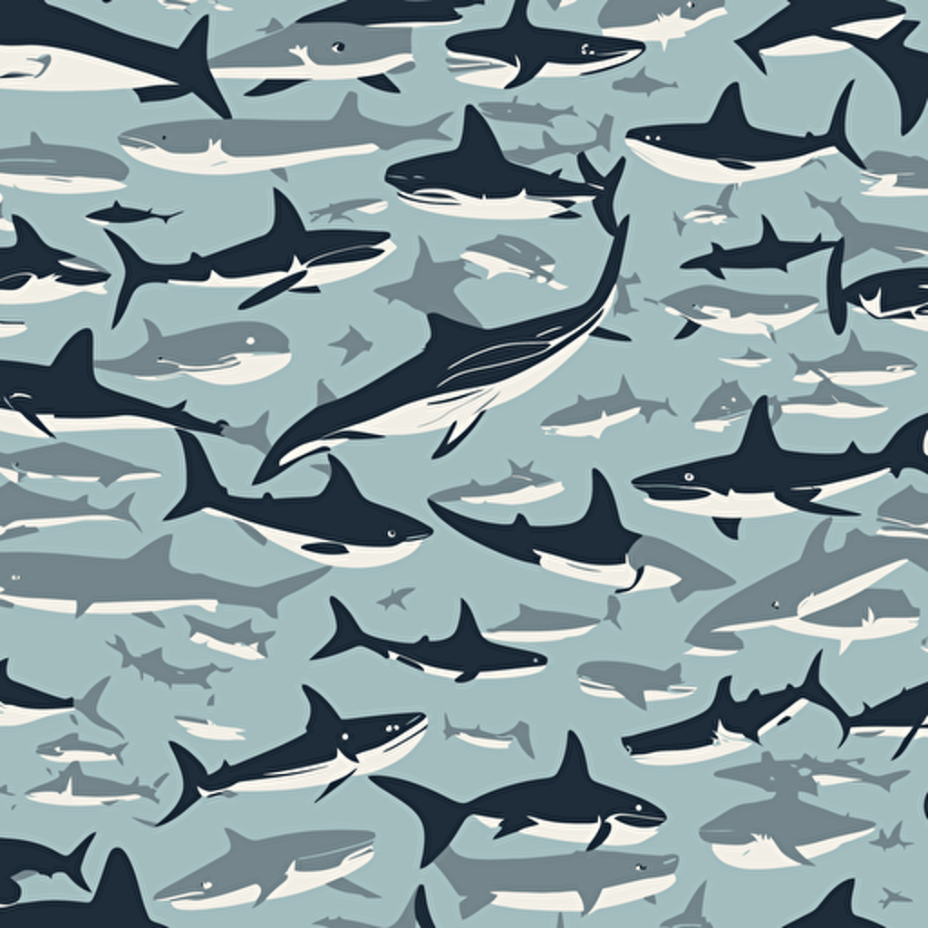 a sea full of sharks