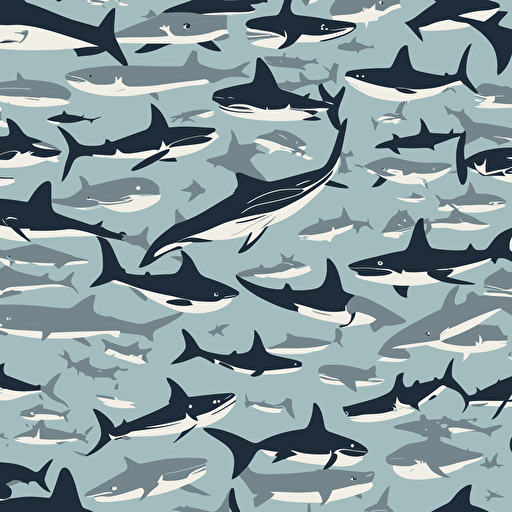 a sea full of sharks