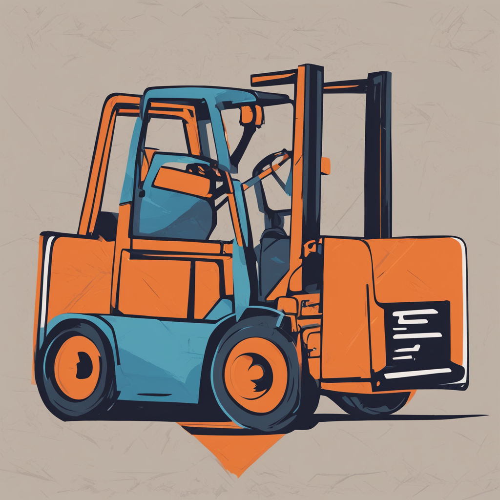 a forklift