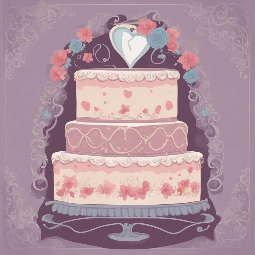 a wedding cake